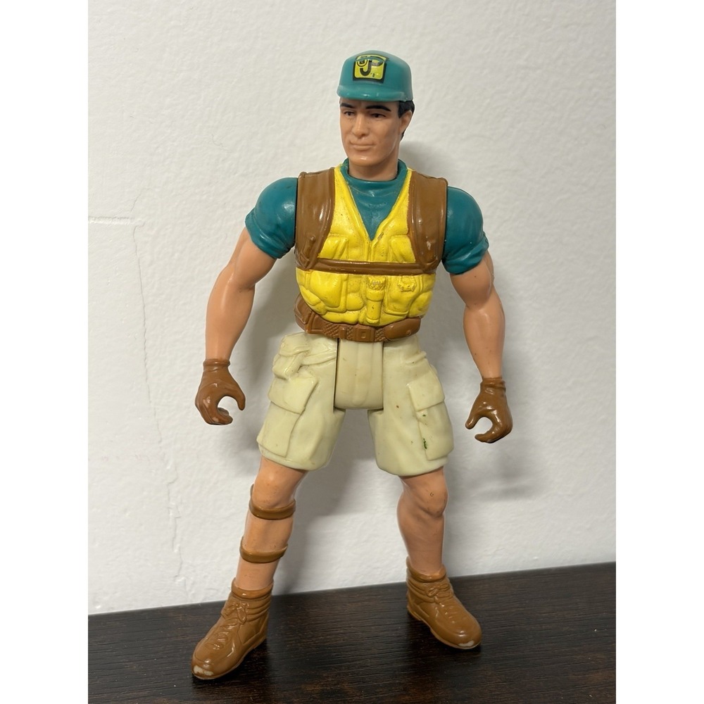 1996 Jurassic Park The Lost World Nick Van Owen Video Expert Figure Kenner 90's